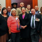 Participants in the City of Sydney’s oral history project to honour Aboriginal and Torres Strait Islander men and women who served their country, with Lord Mayor Clover Moore (Image courtesy Barbara McGrady / City of Sydney)